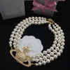 New Fashion Pearl Beaded Necklaces for Women designer jewelry gift