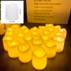 Candles 24Pcs Flickering LED Candle Tealights NoRemoteRemote Control Candles Flameless With Battery For Wedding Home Christmas Decors 221010
