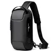 Waist Bags Men's Waterproof USB Oxford Crossbody Antitheft Shoulder Sling Multifunction Short Travel Messenger Chest Pack For Male 221010