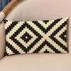 Pillow Black And White Geometry Striped Pillowcase 30 50cm European Simple Style Luxury Home Decor Throw Pillows Sofa