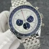 2022 Luxury B01 Kalite Navitimer Saat Kronograf Kuvars Hareket