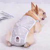 Vêtements pour chiens Couches pour animaux de compagnie Shorts Combinaison Bretelles réglables Pantalons physiologiques Sous-vêtements Culottes hygiéniques pour petits chiens de fille moyenne