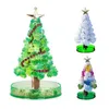ديكورات عيد الميلاد السحرية شجرة النمو سانتا ديي الورق ديكور كيد تعليمية أشجار TREES