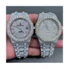 2022 Digner Watch Custom Luxury Iced Out Fashion Mechanical Watch Moissanit E Diamond Free Ship