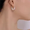 Boucles d'oreilles en argent Sterling 925 pour femmes, jolies boucles d'oreilles en perles d'eau douce, bijoux fins pour fête de mariage