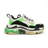 Triple S Chaussures Casual Baskets Clear Sole Plateforme Grand Augmentant Blanc Rose Rouge Néon Vert Cristal Designers Sports Mode Hommes Femmes Femmes Paris 17Fw Vieux Papa