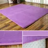 Carpets For Modern Living Room Thick Coral Velvet Carpet Solid Color Bedroom Bedside Tatami Floor Rug Crawling Mat Children