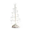 Christmas Decorations Tabletop Tree LED Light Up Trees Silver/Gold Spiral Lighted Table Top