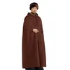 Ethnic Clothing Hongtong Winter Meditation Cloak Warm Monk Clothes Chinese Style Thickened Windbreaker Coat