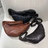 Abendtaschen Lemair Cross-Body-Knödeltaschen Kuhhorn-Brötchen Kesong-Taschen Schaffell-Schulter Oblique Span Dumpling-Brötchen Kleiner Leder-Unterarm-Französischer Stock