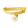 Hundehalsbänder 1PCS Einstellbare Obst Katze Kragen Candy Farbe Avocado Anhänger Nette Mode Sicherheit Schnalle Halskette Haustier Nylon mit Glocken