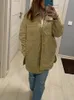 Women Down Parkas icclek damskie Koszulki kurtki cienkie parko duże koszulę płaszcze femme armia odzieży wierzchołek bf Long Sleeve Khaki płaszcz 221010