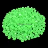 Obiekty dekoracyjne Figurki Ozdoby Figurki 300pcs 14 mm Luminous Stone Garden Garden/Aquarium Decor Dorad dostawa 2022 Garden AC DH0ov