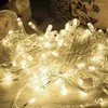 문자열 10m 100LEDS 크리스마스 조명 석고 LED 현악 방 장식 웨딩 웨딩 휴가 야외 장식 Garland Navidad