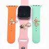 Shoe Parts Accessories Popular Custom Hard Enamel For Apple Watch Band Charms Metal for Kids Birthday Gifts