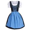 Casual Dresses Women's Oktoberfest Beer Girl German Dress Square Neck Apron Cosplay Costume Party For Women Festival Performance