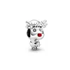 Pärlor 2022 Högkvalitativ EST S925 Sterling Silver Nisch Original God Jul Small Ornament Set Warm and Cute Ornaments