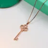 Luxury Designer Necklaces Classic key Pendant Jewelry Retro carving keys Necklacess Couples Party Holiday quality Gift good