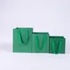 Подарочная упаковка Высококачественная зеленая бумажная конфеты с лентами упаковочная упаковка печень