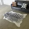 Carpets Black White Cow Carpet Large For Living Room Tapetes Para Sala De Estar Faux Fur Rug Fashion Alfombra