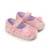 Athletic Shoes Baby Girls Knit First Walkers Big Bow Born Summer Princess Party Wedding Non-slip Footwear Girl