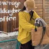 Kadın Sweaters Moda Vintage Sarı Argyle Eşleşen Kadın Süveteri Sonbahar Kış Zarif Pullove Fener Sleeve Twist Örgü Bayanlar