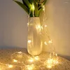 Strings Christmas LED String Lights Pearl Beads Fairy Garland 10M 100 Xmas Tree Battery Operated Holiday