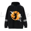 Men's Hoodies Haikyuu Anime Kageyama Eyes Print Mens Hoodie Sweatshirts Fall Winter Hip Hop Streetwear Unisex Sudaderas