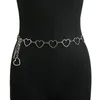 Riemen dames taille kettinggordelbroek mode metaal hart holle vrouwen hiphopstijl dunne 365Belts