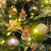 Christmas Decorations 1pcs Cute Gingerbread Man Resin Pendant DIY Home Decoration Year Theme Creative Tree