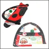 Katbedden meubels Red Beetle Fun Bell Cat Tent Pet Toy Toy Hangmat Zuil Good Goods House250A Drop levering 2022 Tuinbenodigdheden OT6QS