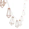 Strings Nowator LED Fairy Lights 10 Metal Rose Gold String Light Bateria obsługiwana na świąteczne festiwal przyjęcia ślub Dekoracja domu