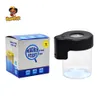 tobacco container bottle smoke accessory Plastic & Glass Light-Up LED Box Case bong dab rig