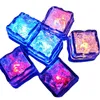 Lumières LED Polychrome Flash Party Lights Glowing Ice Cubes Clignotant Clignotant Décor Up Bar Club De Mariage RRB16225