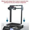 Imprimantes officielles MakerPi 3d Printer P2 entièrement open source avec fonctions de reprise bricolage rapidement assemblage 260 260mm filament de base en métal