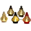 Décorations De Noël Vintage Lanterne Éclairée Dessin Animé Père Noël Bonhomme De Neige Renne Motif Bougie Lampe Chandelier Xmas Table Decorchri Ots9W