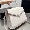 Cassandra Mini Chain Bag в холсте и гладкие кожаные женщины, мешки с перекрестным телом, классическая тотака, роскошные дизайнерские сумочки, топ -ручка, топ -качество 2022