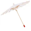 Acessórios para casamento White Paper Parasol Party Pogray Prop Umbrella Decorations Kids Diy Painting Supplies