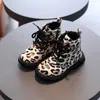 Sneakers Autumn Winter Children Short Boots Street Style Zebra Pattern Baby Shoes Boys Fashion Pink Leopard Kids Boots Girl