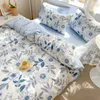 Bedding sets FourSeason Universal Flower Style Cotton Bedding Set 1 Duvet Cover 2 Pillowcases No Sheets Suitable for Singles or Couples 221010