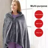 Strumenti caldi Coperte Coperta elettrica Scialle di flanella ispessita Caldo pad riscaldante Ufficio Spalla Collo Gamba Copertura multifunzionale