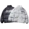 Mens Down Parkas américain high street hiphop surdimensionné vêtements en coton rembourré mens lâche vêtements en coton épine épaissi vêtements de pain chaud 221010