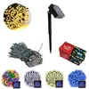 Outdoor Solar String Light 100 200 300 LED 8 modalità Lampada solare impermeabile per giardini Festa di nozze San Valentino Albero di Natale Decorazioni per la casa