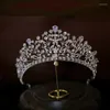 Headpieces Simple Star Crystal Brides Tiaras pannband flickor h￥rband br￶llop h￥r accessoryheadpieces