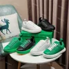 Designer PILLOW Sneakers Green Casual Shoes Breads Women Mens Trainers Leather Lace Up Shoe Outdoor Thick bottom Trainers Size 35-45