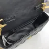 Clutch Bag Chain Crossbody Bags Quilting Cowhide Leather Shoulder Purse Flap Gold Metal Hasp Cell Phone Pocket Fashion Dinner Bag Removable Chains Handbags Wallet