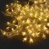 Stringhe 3 m Moon Star String Lights Home Bedroom Decor 2 modalità di luce a LED regolabile per tende per matrimoni, feste di compleanno, festival del Ramadan