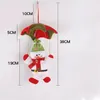 Kerstdecoraties Grappig ornament Skydiving Santa Claus Doll Home Mall Store Hanging Craft Gifts