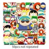 50PCS South Park Cartoon Luggage Sticker Graffiti Waterproof Traveling Case Laptop Decoration