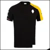 Motorfietskleding F1 Racing Shirts Forma One Team T-shirt Offici￫le teamer Driver T-shirt Nieuwe Summer Motorsport Red Short Sleeve Breat DHTSV